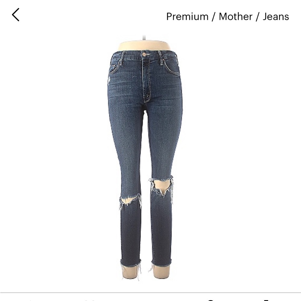 Mother Looker Ankle Fray